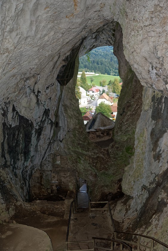 Predjama Castle. Castle cave. Postojna. .