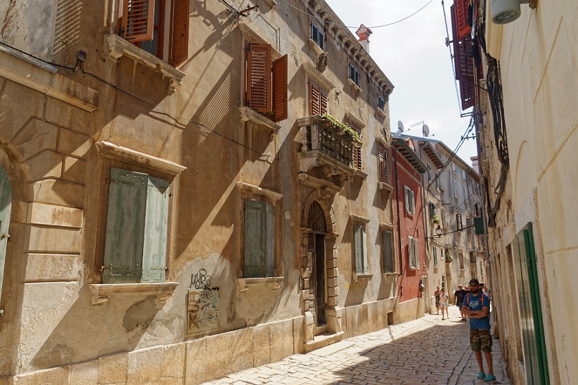 Rovinj. Narrow street. Rovinj. .