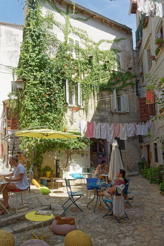 Rovinj. Cafe. Rovinj. .