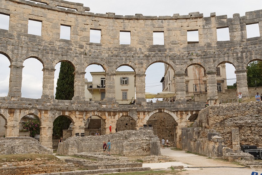 Pula. Amphitheater. Pula. .