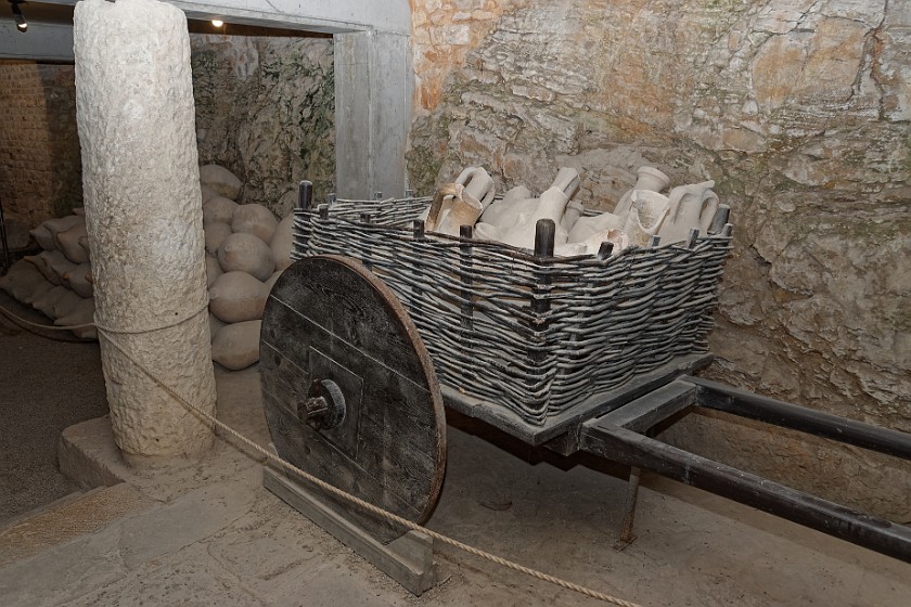 Pula. Amphitheater underground museum. Pula. .
