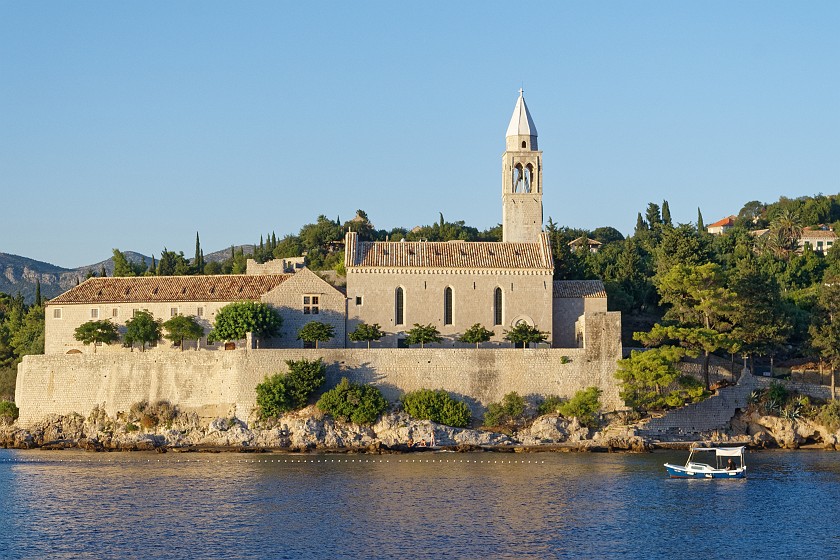 Kayak and Bike Elaphite Tour. Church. Lopud. .