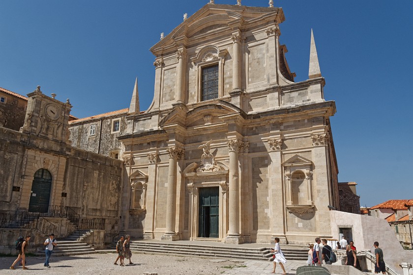 Dubrovnik. St. Ignatius' church . Dubrovnik. .