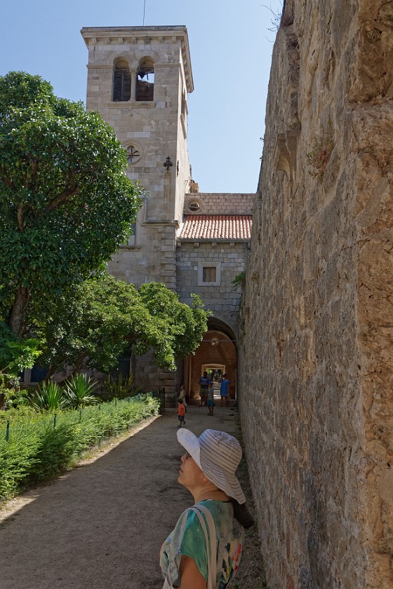 Lokrum Island. Benedictine monastery. near Dubrovnik. .