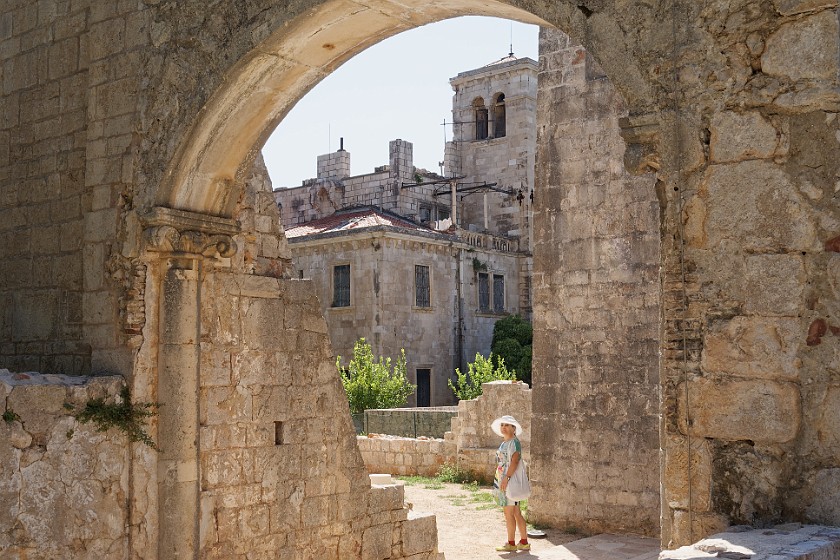 Lokrum Island. Benedictine monastery. near Dubrovnik. .