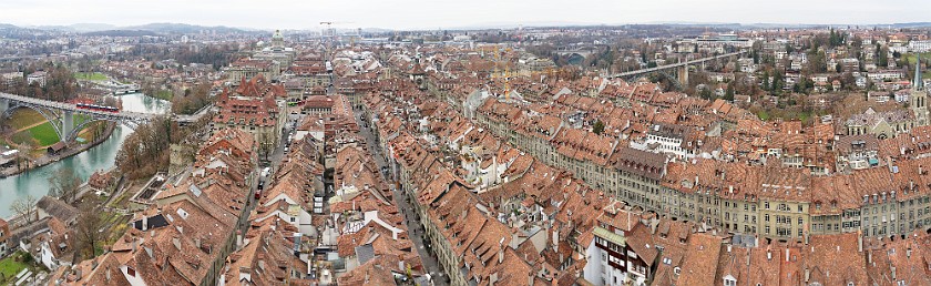 Bern. Panoramic view on Bern. Bern. .