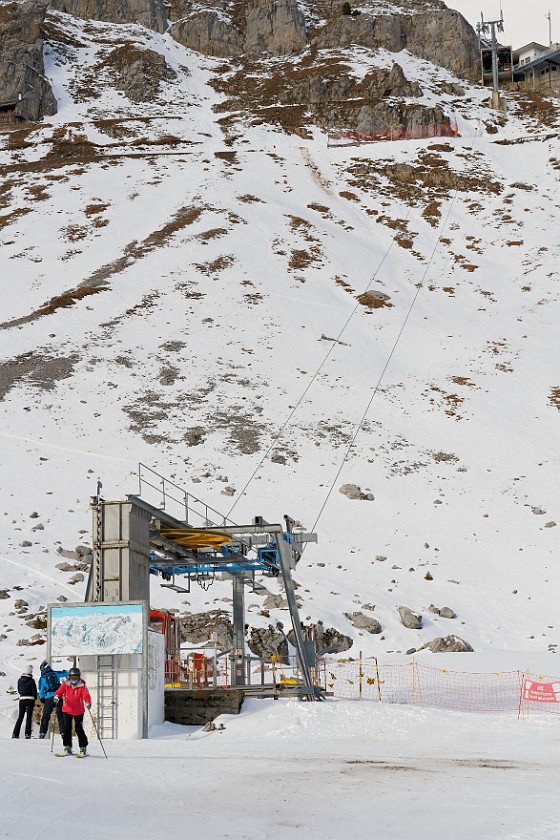 Skiing in the Gstaad, Saanen and Rougemont Area. Gondola station. near Rougemont. .