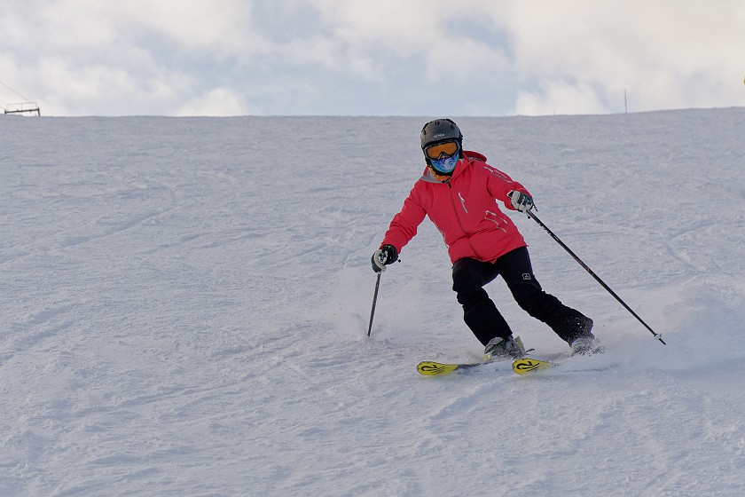 Skiing in the Glacier 3000 Area. Skiing on the Tsanfleuron glacier. near Ormont-Dessus. .