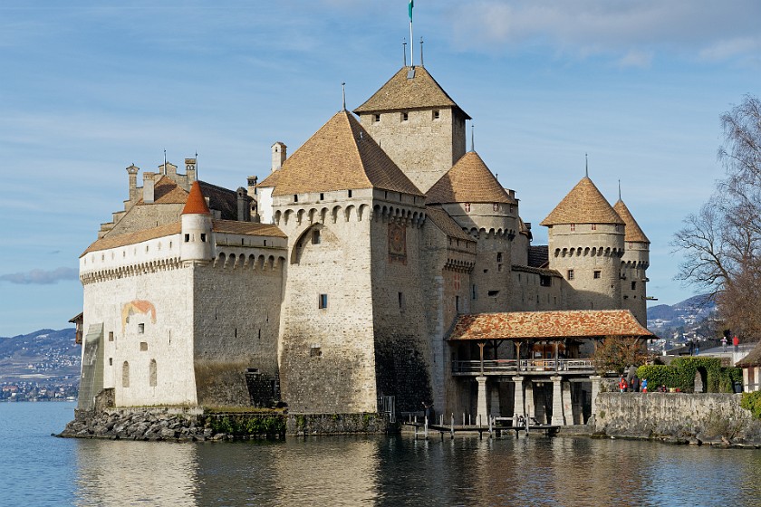 Chillon Castle. Castle. Veytaux. .