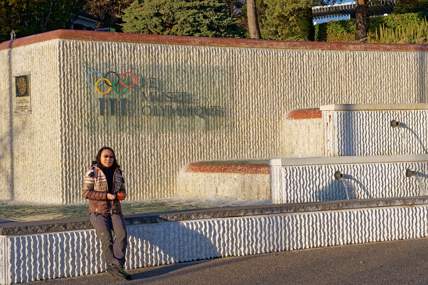 Olympic Museum. Olympic park. Lausanne. .
