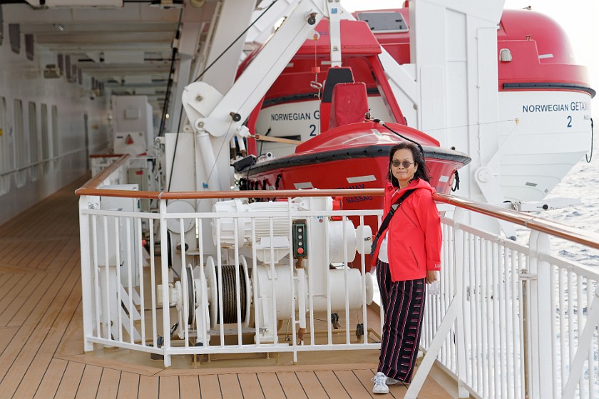 Norwegian Getaway. Friend on board. Mediterranean Sea. .