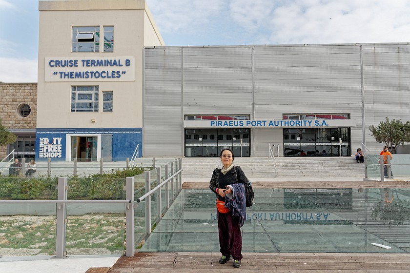 Piraeus. Portrait at the Piraeus cruise terminal . Piraeus. .