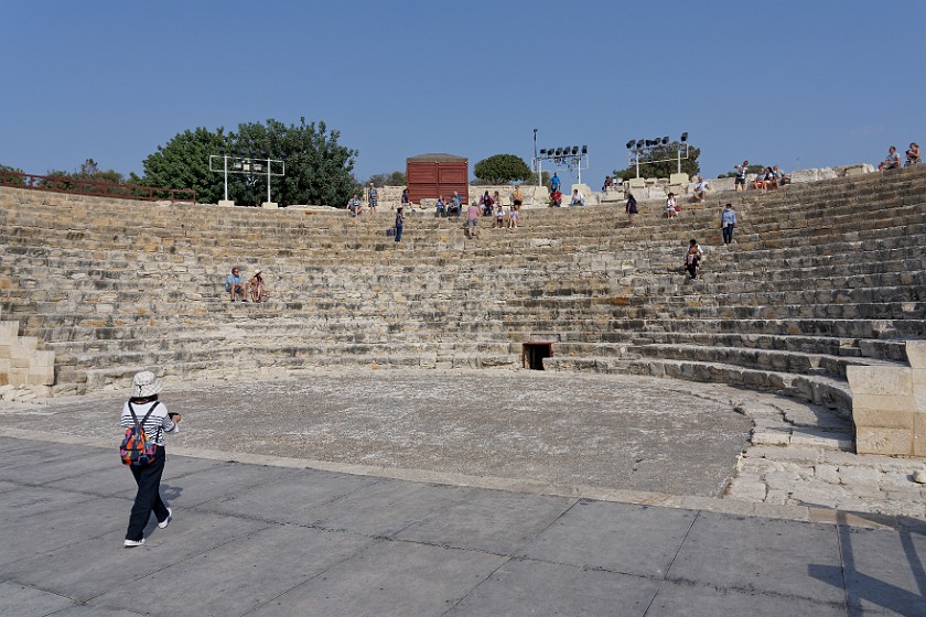 Kourion Archaeological Site, Cyprus. Κourion ancient amphitheater. . .