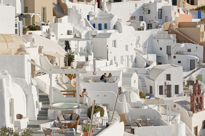Oia, Santorini. Houses. Oia. .