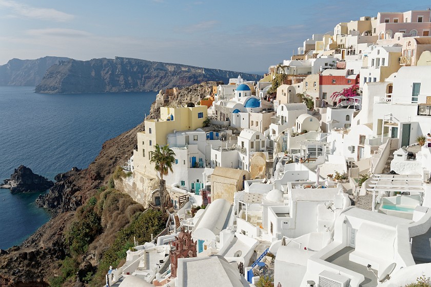 Oia, Santorini. Church of Agios Nikolaos. Oia. .
