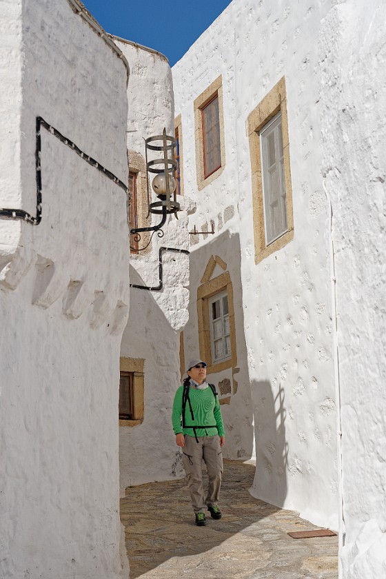 Hora, Patmos. Side street. Hora. .