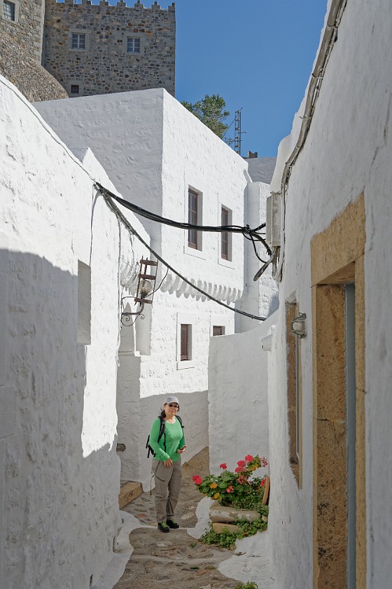 Hora, Patmos. Side street. Hora. .