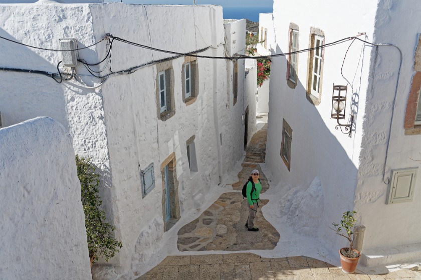 Hora, Patmos. Side street. Hora. .