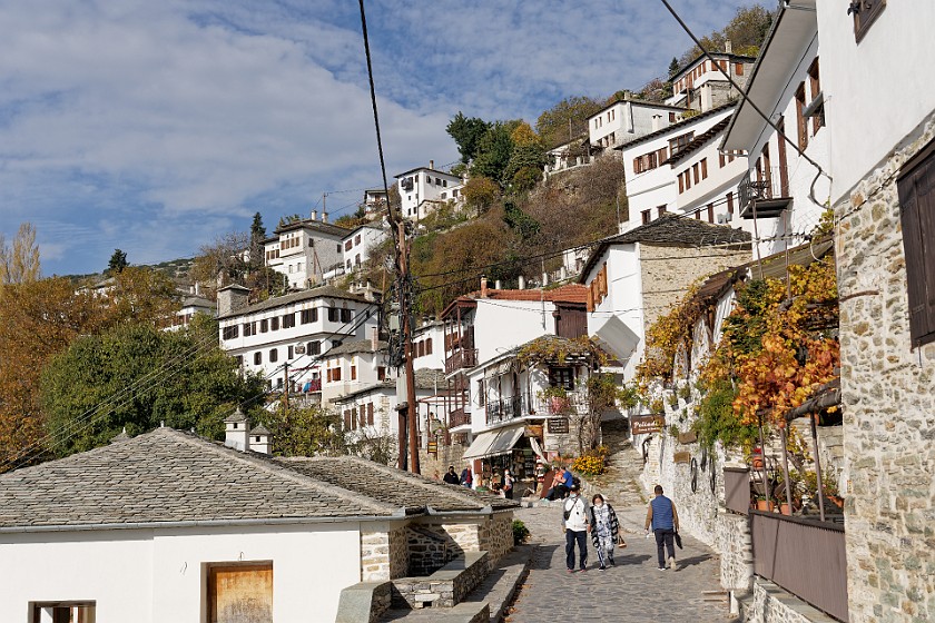 Makrinitsa. Houses. Makrinitsa. .