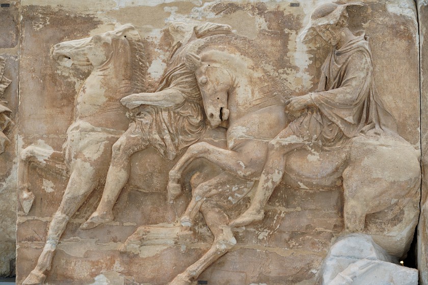Acropolis Museum. Frieze. Athens. .