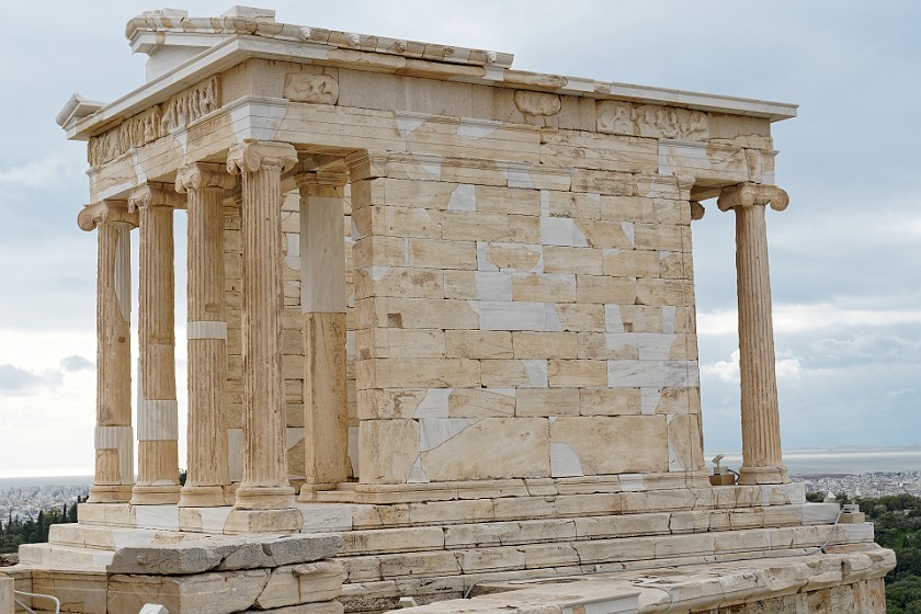 Acropolis of Athens. Temple of Athena Nike. Athens. .