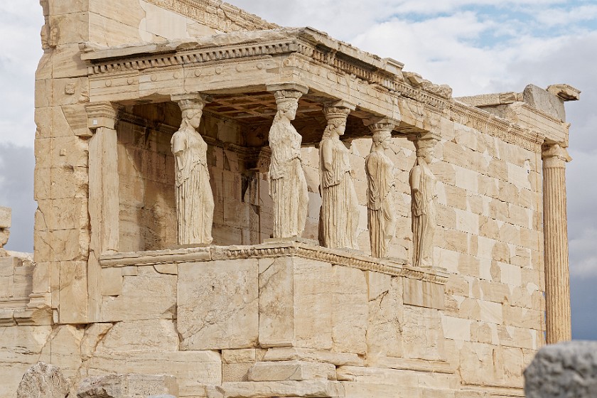 Acropolis of Athens. Erechtheion. Athens. .