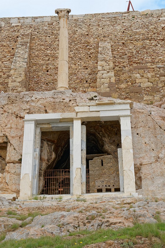Acropolis of Athens. Panagia Hrysospiliotissa. Athens. .