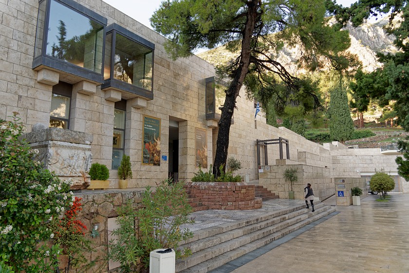 Delphi Archaeological Museum. Museum building. Delphi. .
