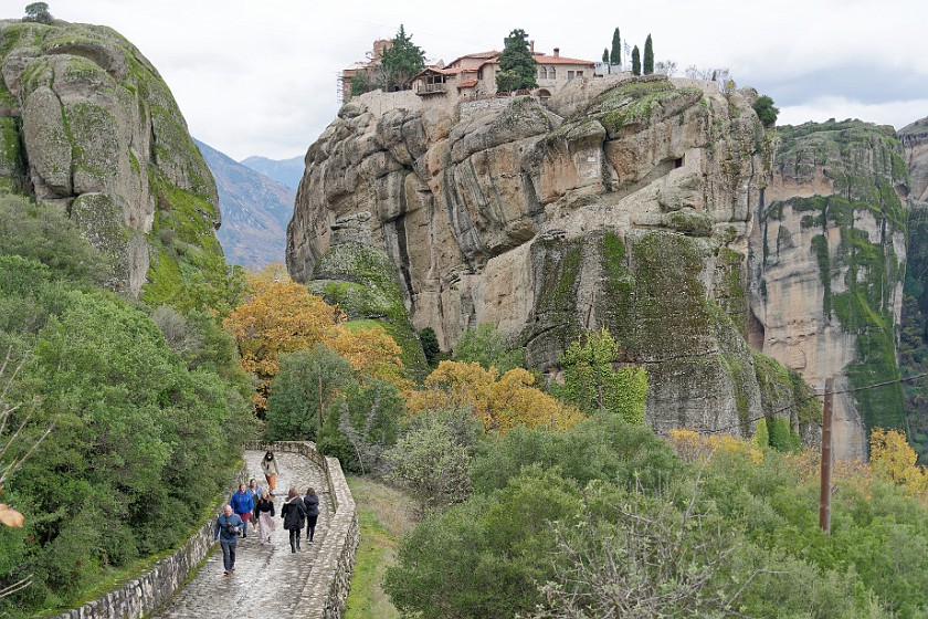 Meteora. Monastery of Holy Trinity. Kalampaka. .