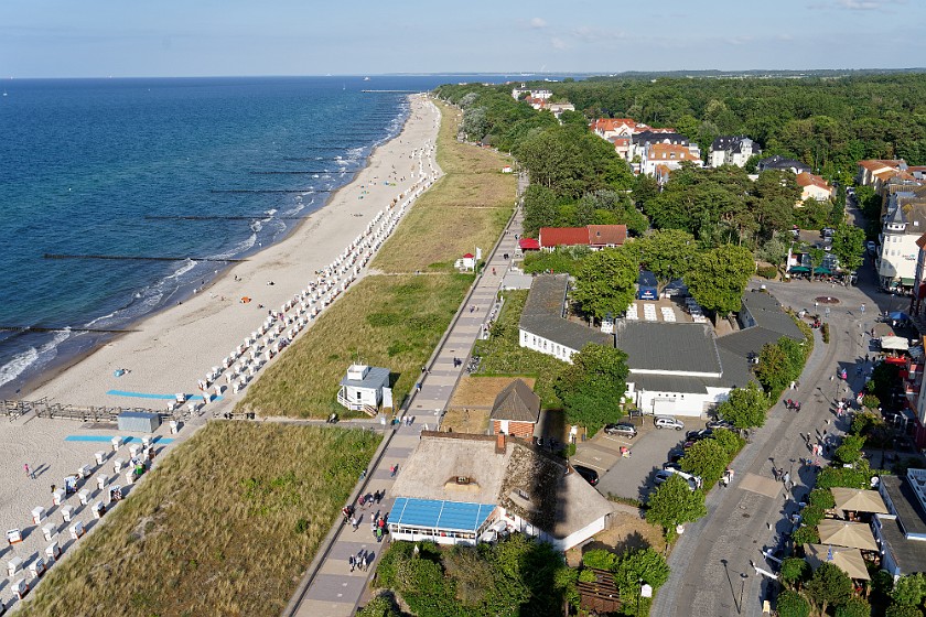 Kühlungsborn. Beach and Ostseeallee. Kühlungsborn. .