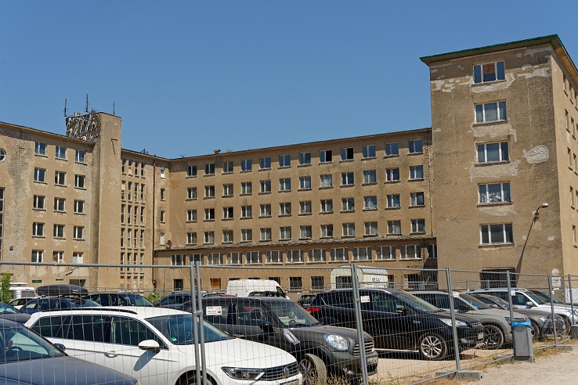 Prora. Not renovated building. Binz. .