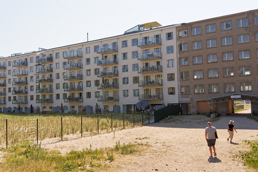 Prora. Beach side. Binz. .