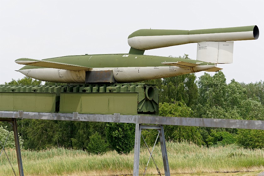 Historical Technical Museum Peenemünde. Fi103/V1 cruise missile. Peenemünde. .