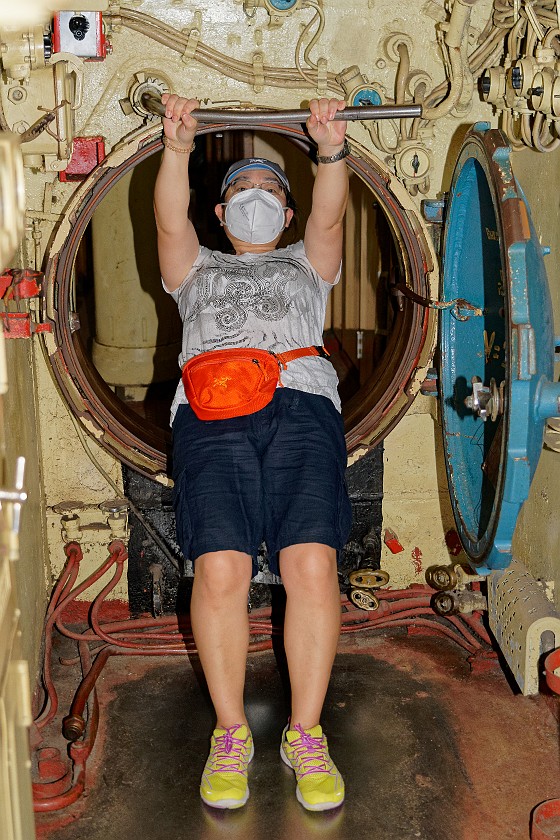Submarine Juliett U-461. Inside. Peenemünde. .
