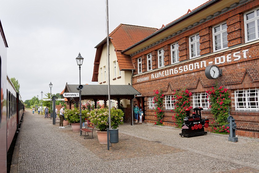 Spa Train Molli. Kühlungsborn-West train station. Kühlungsborn. .