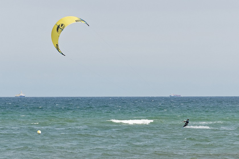Heiligendamm. Kite surfer. Heiligendamm. .