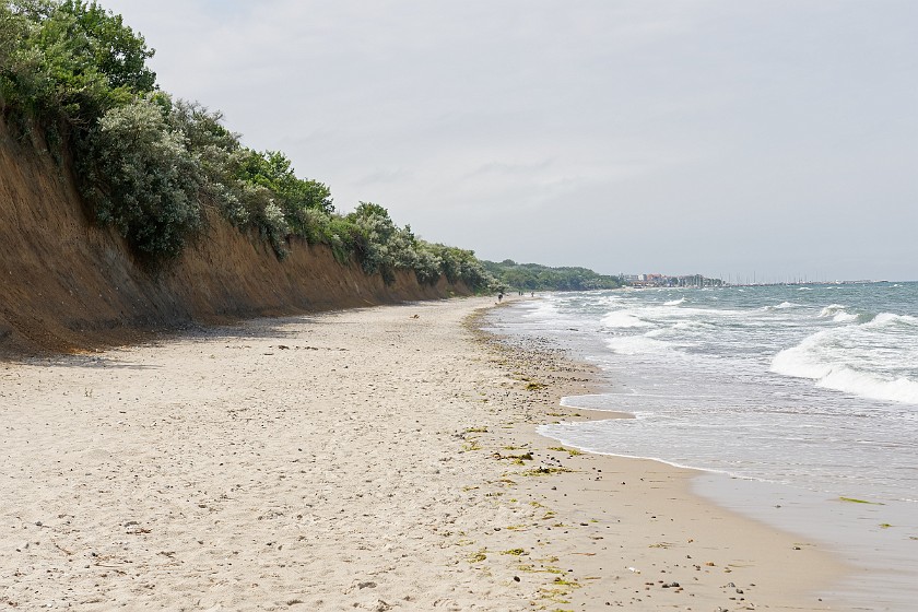 Heiligendamm. Beach towards Kühlungsborn. near Kühlungsborn. .