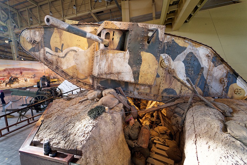 Royal Tank Museum. World War 1 tank. Amman. .