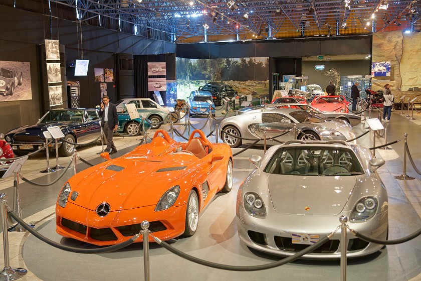 Royal Automobile Museum. Sport cars from Mercedes-Benz, Porsche and Bugatti. Amman. .