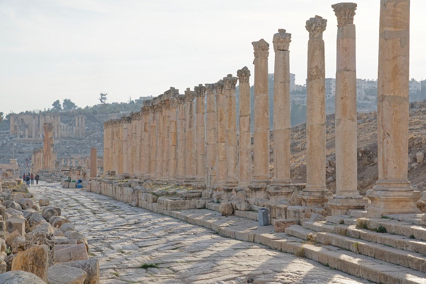 Archaeological Site of Jerash. Southern Cardo Maximus. Jerash. .