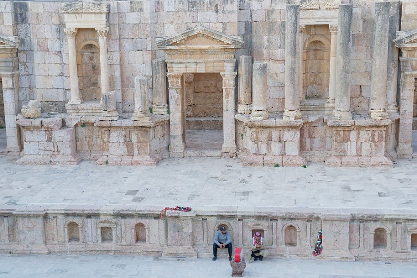 Archaeological Site of Jerash. Southern theater. Jerash. .