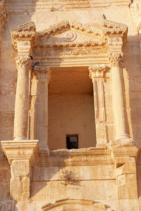 Archaeological Site of Jerash. Arch of Hadrian. Jerash. .