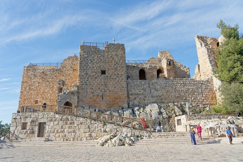 Ajloun Castle. Entry ramp. Ajloun. .