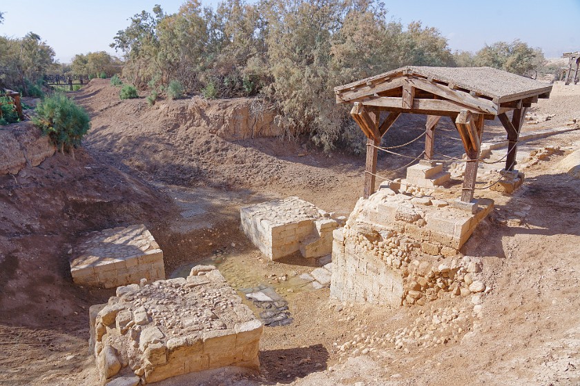 Baptismal Site. The baptismal site of Jesus Christ. near Amman. .