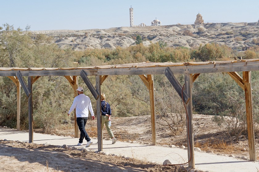 Baptismal Site. Path. near Amman. .