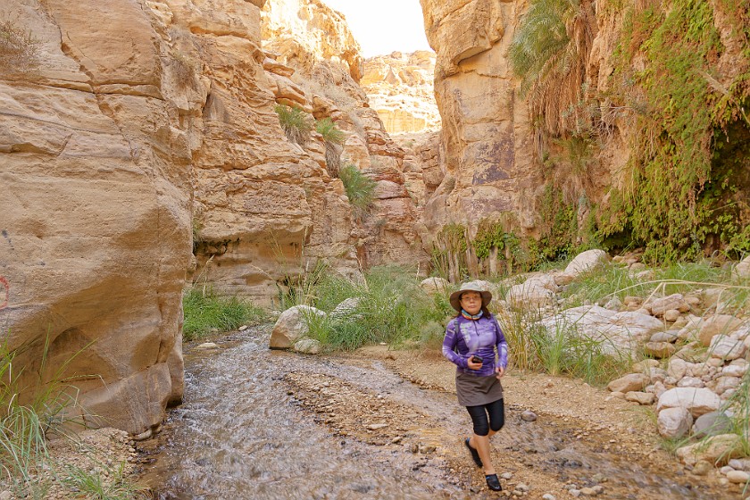 Wadi Bin Hammad. Hiking. near Kerak. .