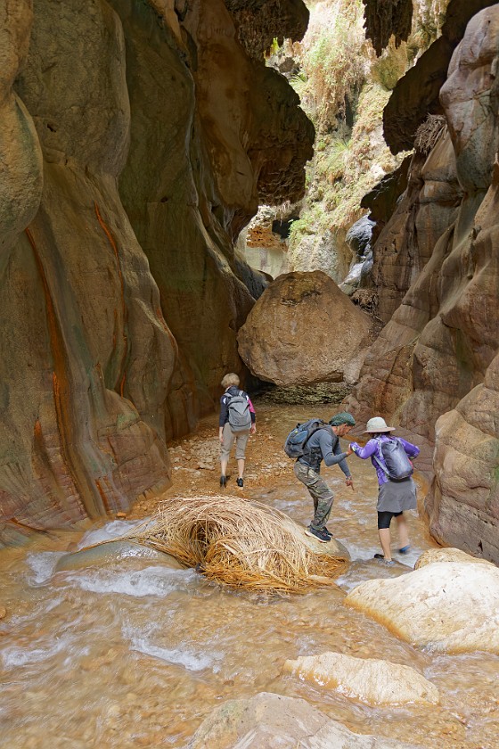 Wadi Bin Hammad. Hiking. near Kerak. .