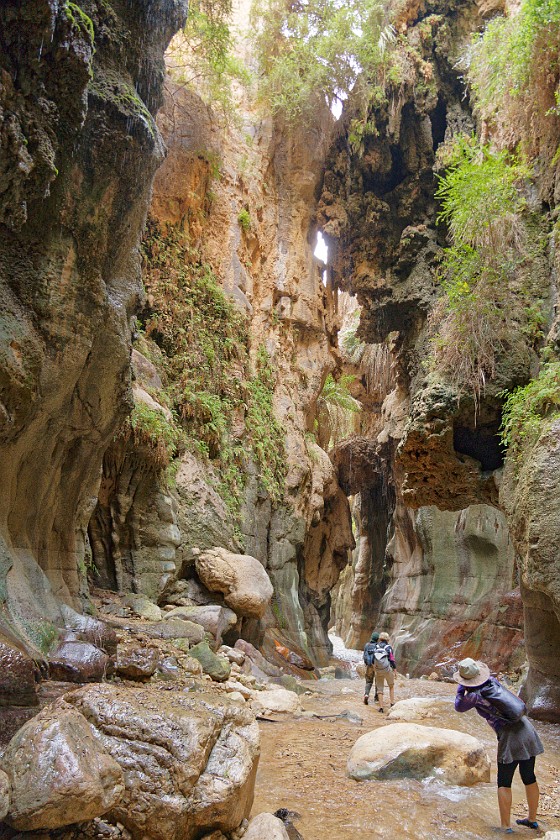 Wadi Bin Hammad. Hiking. near Kerak. .