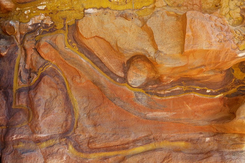 Dana. Colorful rock surface. Dana. .