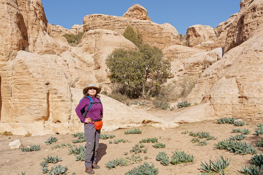 Dana. Portrait at rock formations. Dana. .